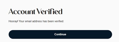 Account Verified
